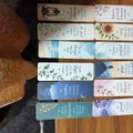 Twelve motivational quote bookmarks
